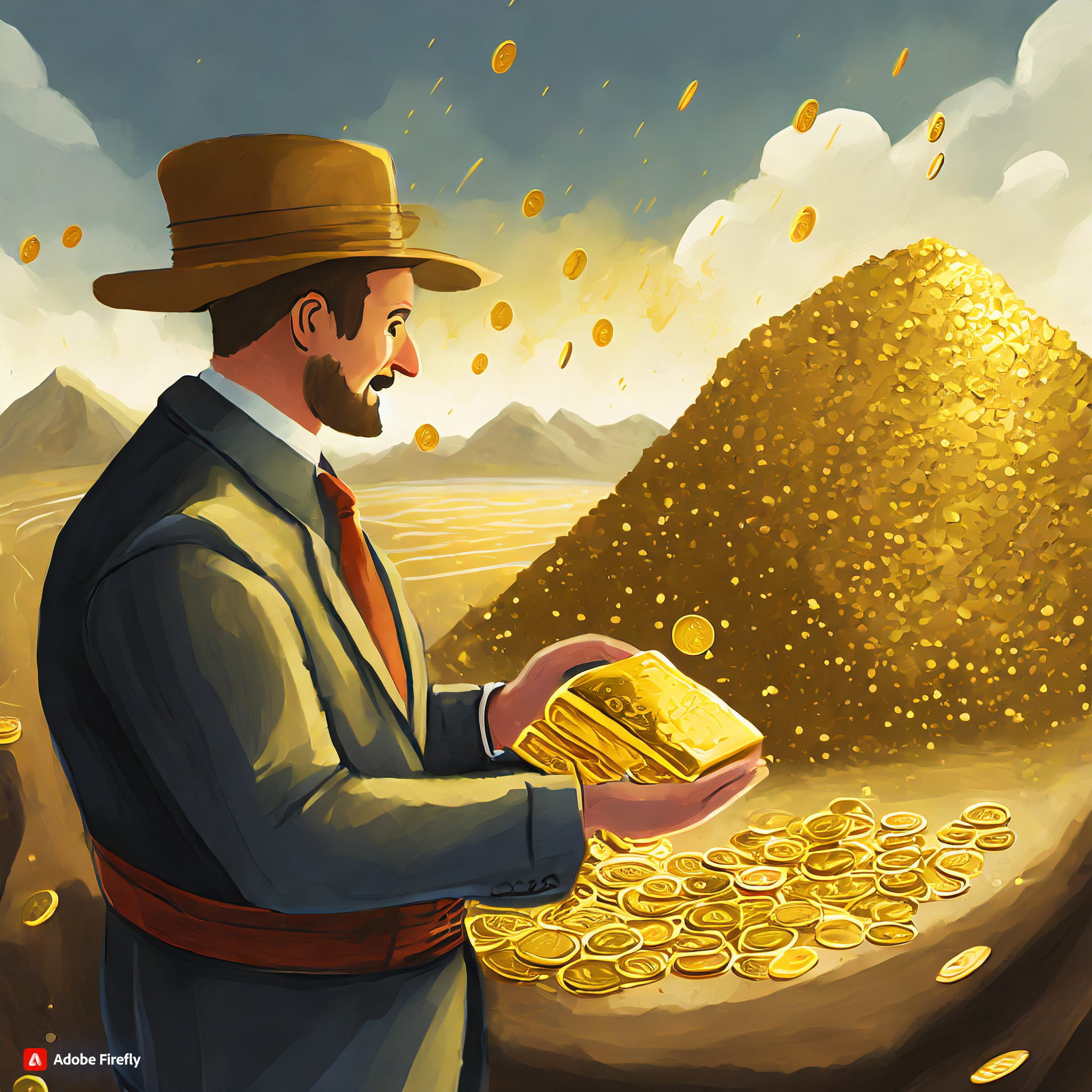 آلان كورباني يتوقع ارتفاع سعر الذهب ويشير إلى تحسن أداء شركات التعدين
