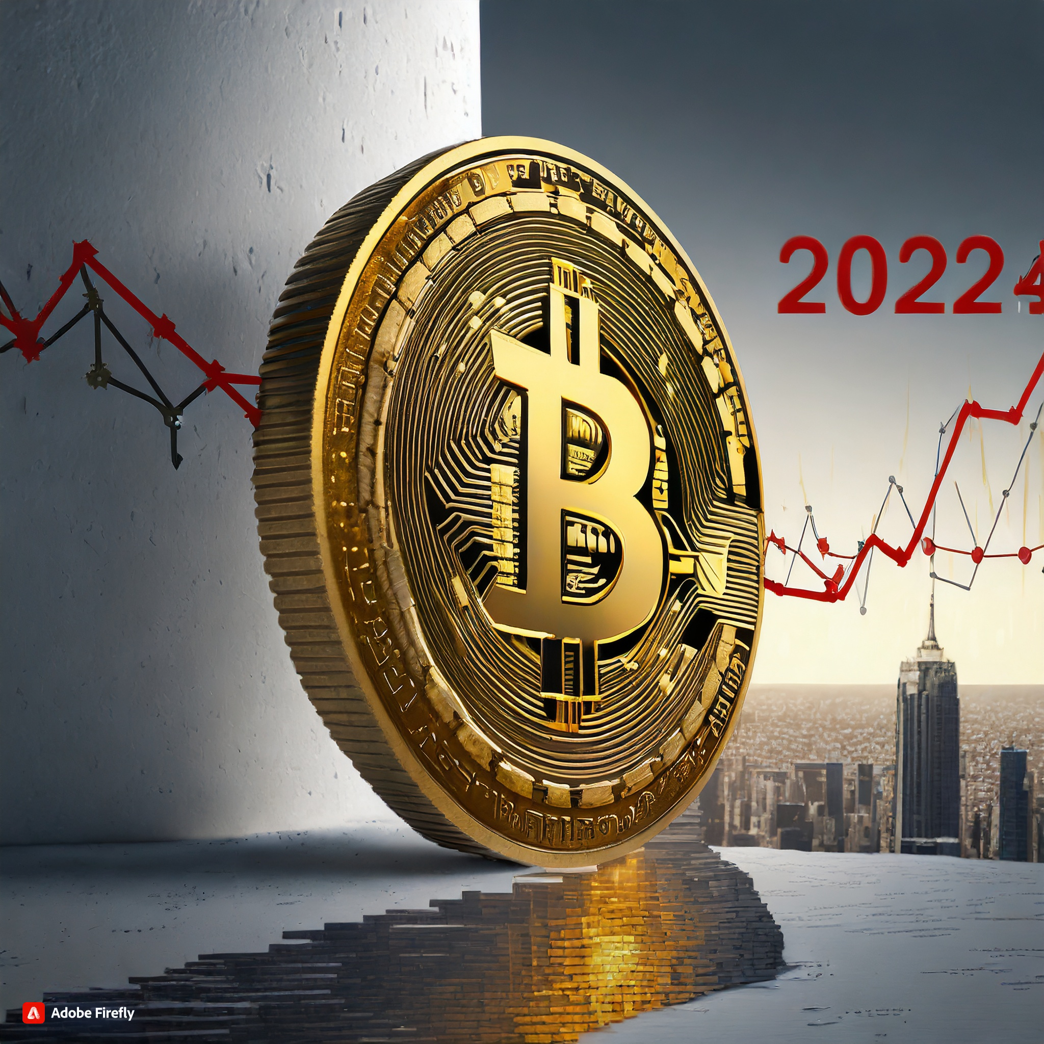 توقعات متناقضة لسعر البيتكوين في 2024